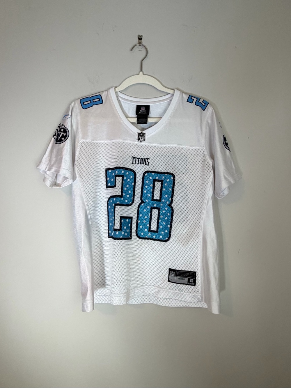 Reebok White NFL Team Apparel Women's Jersey